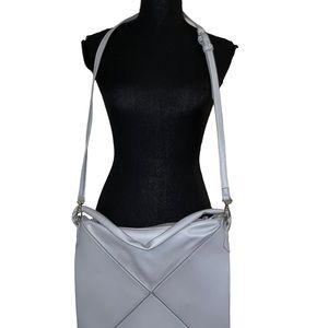 Multi Shaped Light Periwinkle Large Crossbody Bag